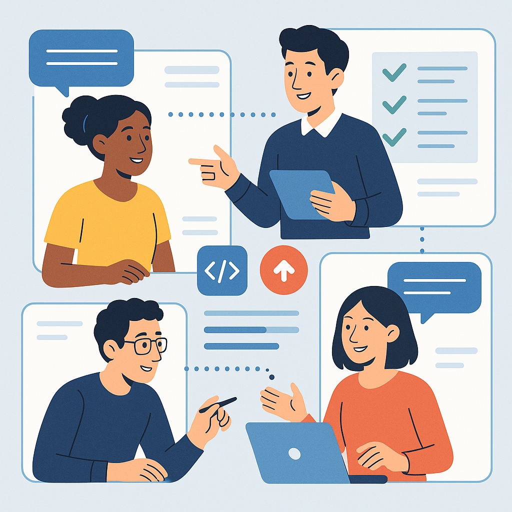 A professional effortlessly dictating a long document on their computer, with text appearing instantly on the screen.